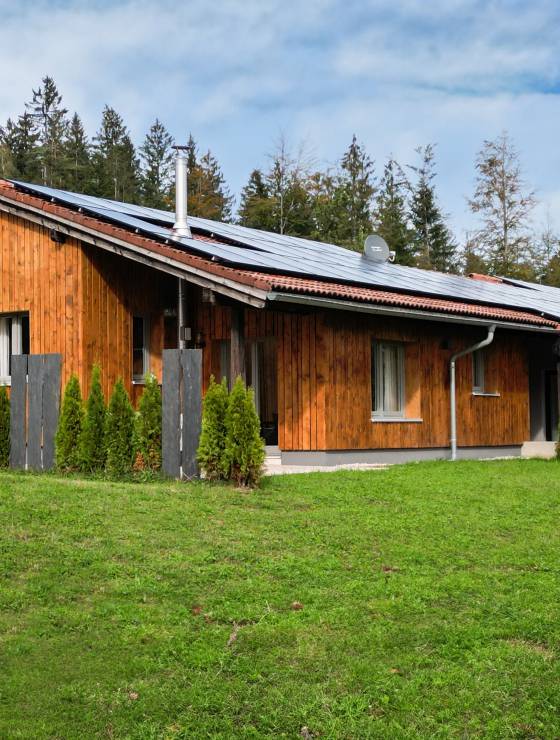 Modernes Ferienhaus aus Holz nahe Passau